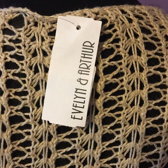 Evelyn & Arthur Crocheted cardigan size medium. NWT - Picture 3 of 10